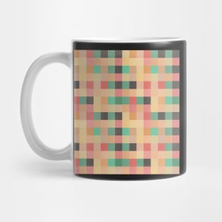 Mod Distressed Square Pattern Mug